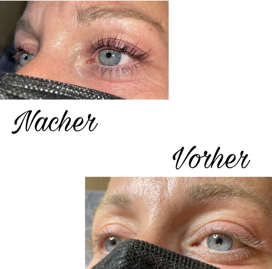 Wimpernlifting Vorher Nachher Vergleich – BeautybySelina Eltmann